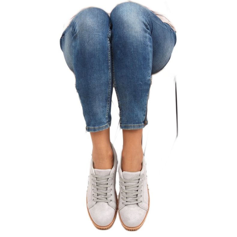 Creepers na gumové podrážce K-95 LT šedá 2