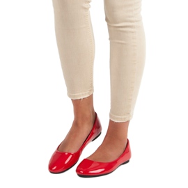 Diamantique Lakované balerínky červené 1