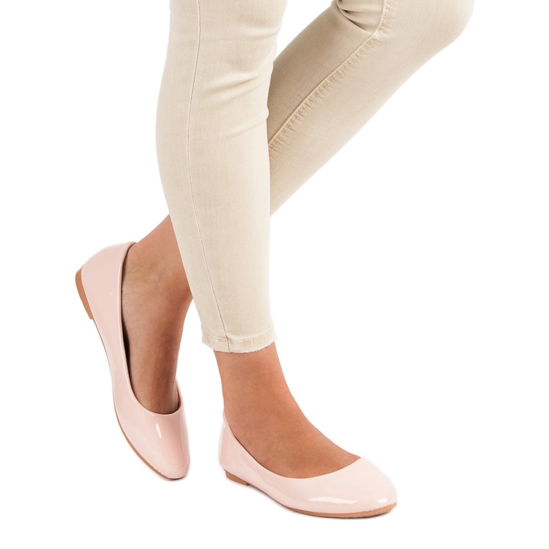 Diamantique Lakované balerínky růžový 1