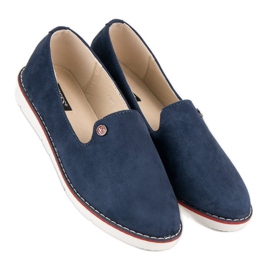 Vices Námořnická modř semiš lords vice modrý 1