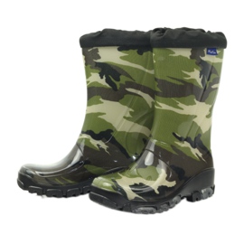 Camo galoše s ionty stříbra Ren But černý hnědý zelený 3