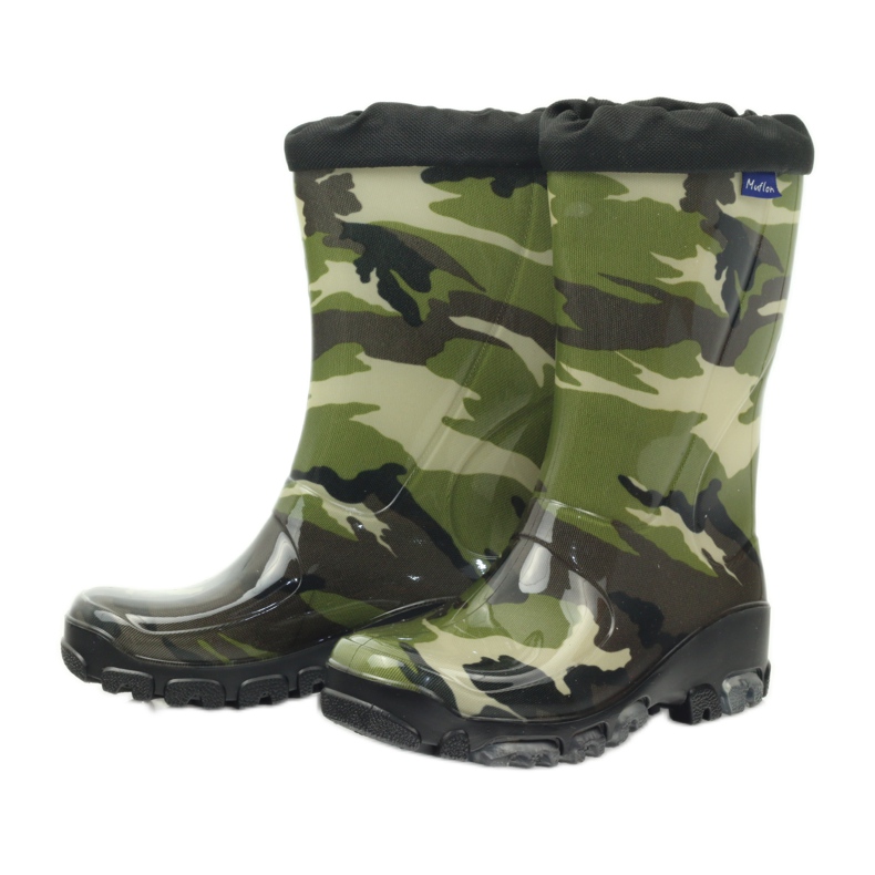 Camo galoše s ionty stříbra Ren But černý hnědý zelený 3