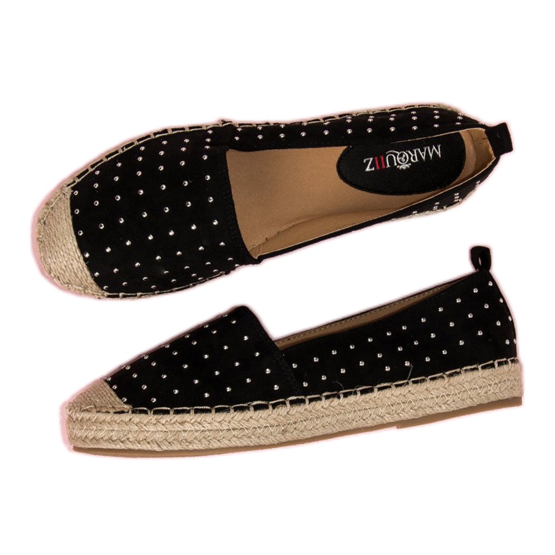 Marquiz Černé semišové espadrilky černý 1