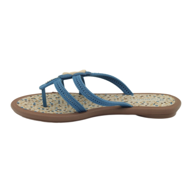 Rider Žabky, dětské žabky s vodním květem, Grendha, modrá modrý 2