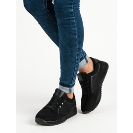 Mckeylor Černá vázaná sportovní obuv černý 2