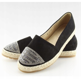 Černé dámské espadrilky H8-102 Black černý 1