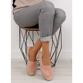 Klasické růžové espadrilky BB05P růžové růžový 1