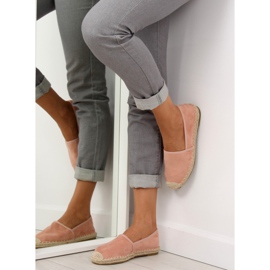 Klasické růžové espadrilky BB05P růžové růžový 2