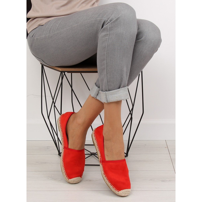 Klasické červené espadrilky BB05P Red červený 1
