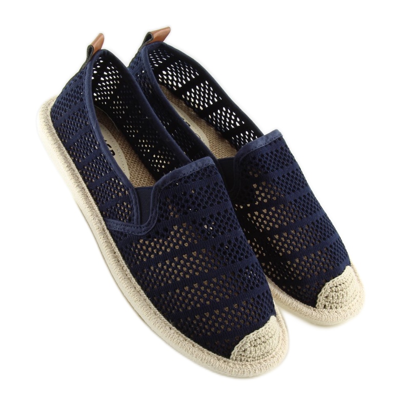 F01B Námořnické espadrilky v námořnické modré barvě námořnická modř 2