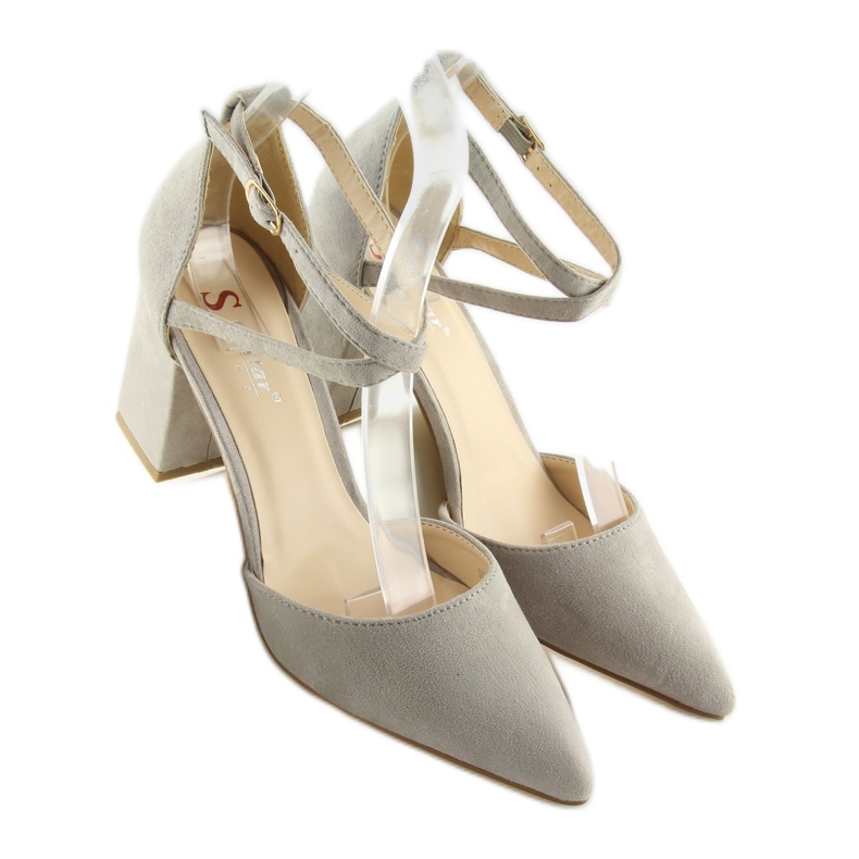 Lodičky na šedém sloupku SY40 šedá 2