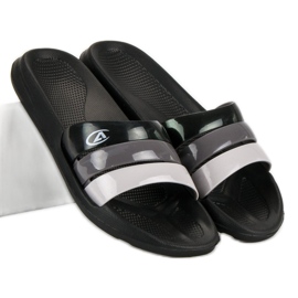 American Club Americké bazénové pantofle černá 2