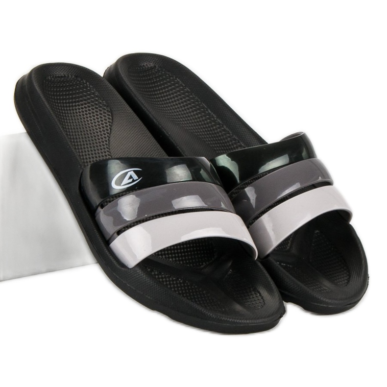 American Club Americké bazénové pantofle černá 2