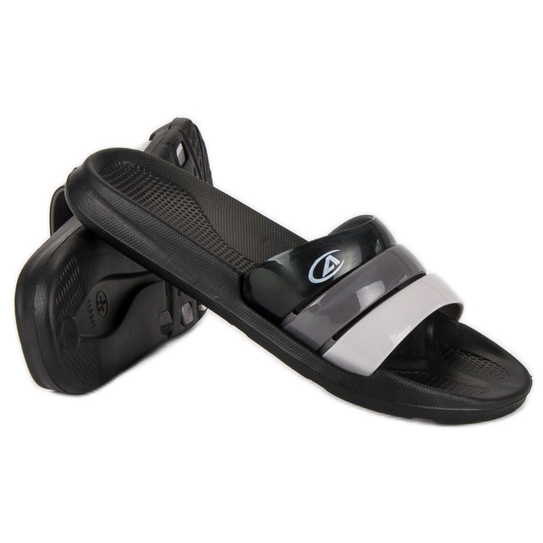 American Club Americké bazénové pantofle černá 1