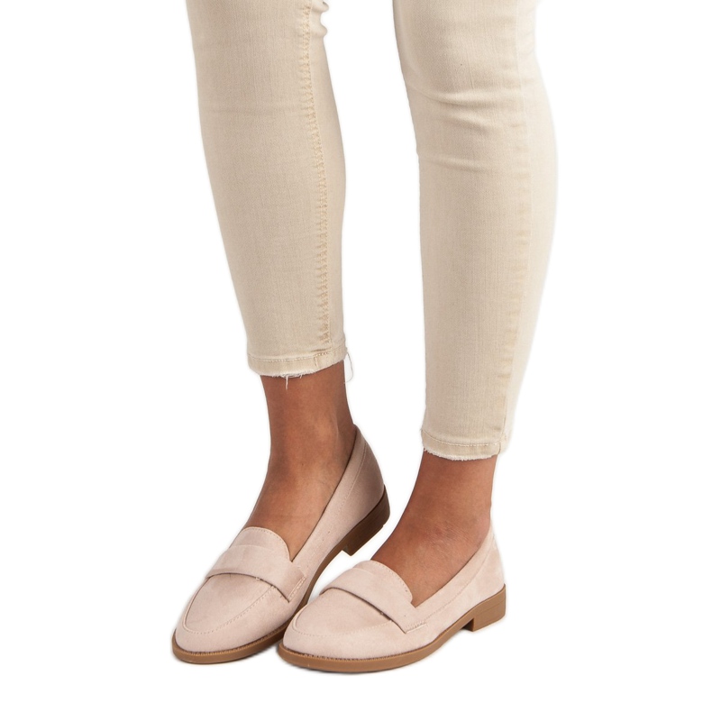 Small Swan Semišové mokasíny hnědý 1