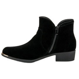 Dámské kovbojské boty černá 4
