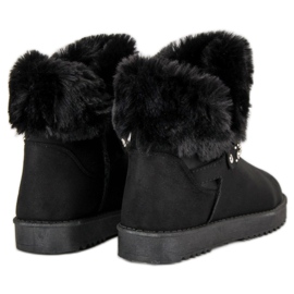 Seastar Mukluki s kožešinou černý 1