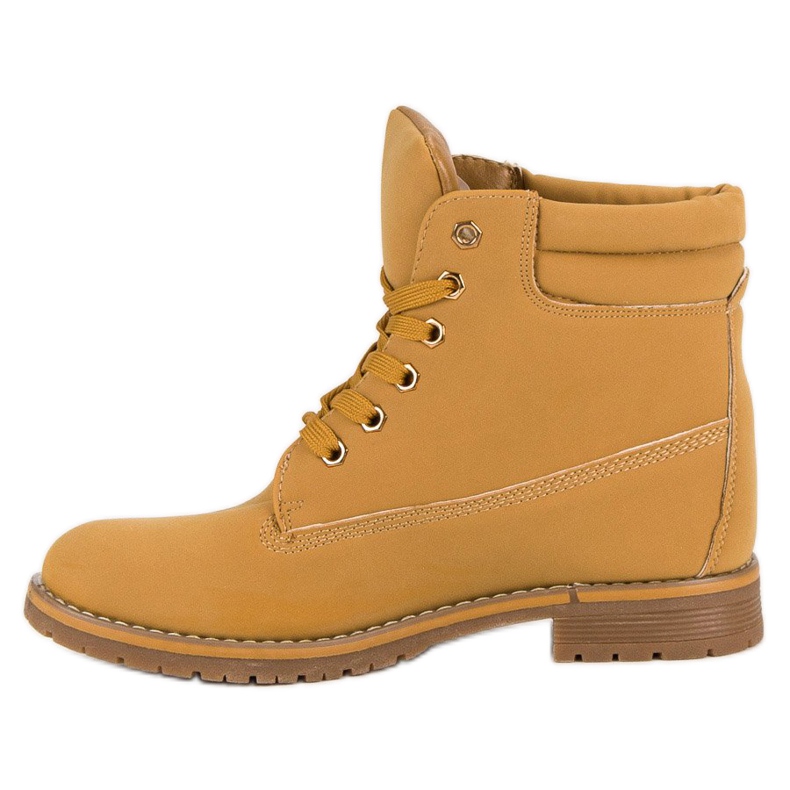 Klasické dámské trapery hnědý 1