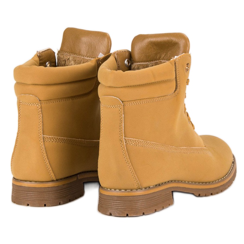 Klasické dámské trapery hnědý 2