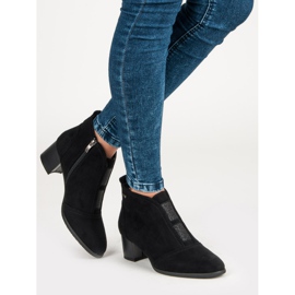 Filippo Stylové černé kozačky černý 1