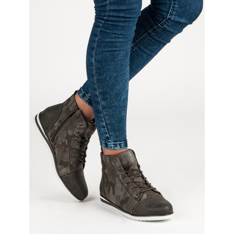 Vinceza Tenisky nad kotník Moro zelená 2