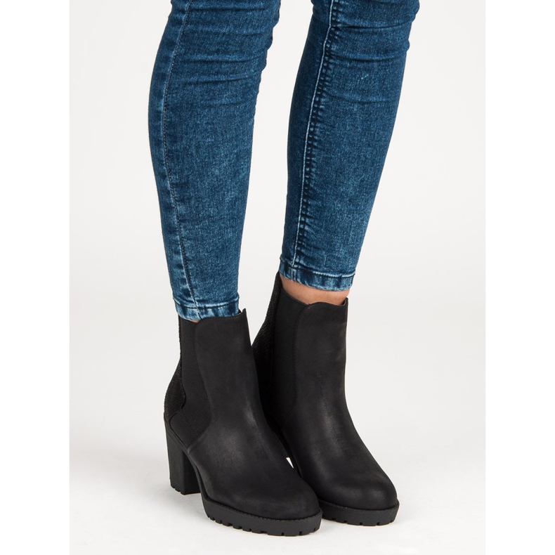 Filippo Boty Jodhpur na vysokých podpatcích černá 1 Filippo Boty Jodhpur na vysokých podpatcích černá 1