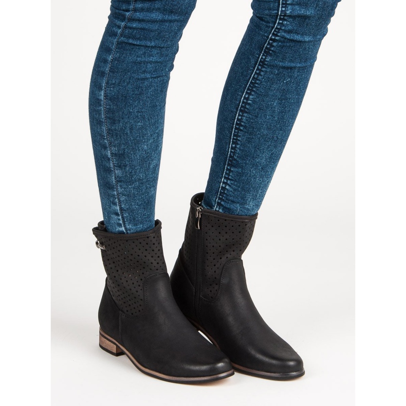 Filippo Neformální dámské kozačky černá 1