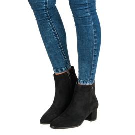 Filippo Dámské semišové boty černá 1