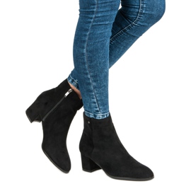 Filippo Dámské semišové boty černá 2