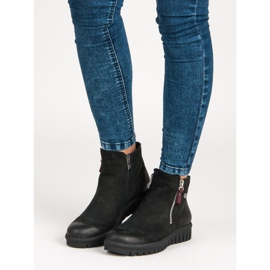 Nízké boty na zipu VINCEZA černý 1