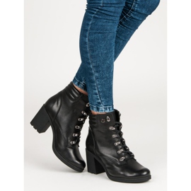 Pohodlné vysoké podpatky vinceza černý 2