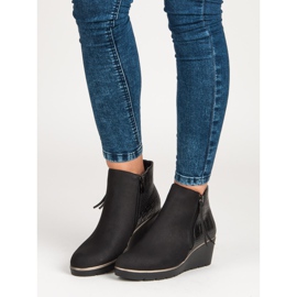 Filippo Černé klínové boty černý 1