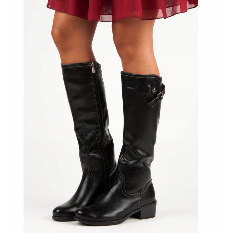 Černé boty VINCEZA černá 1