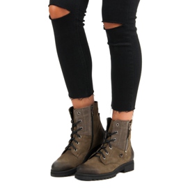 Stylové khaki VINCEZA Workers zelená 2