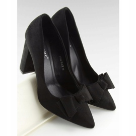 Lodičky na černém sloupku SY42 Black černý 1