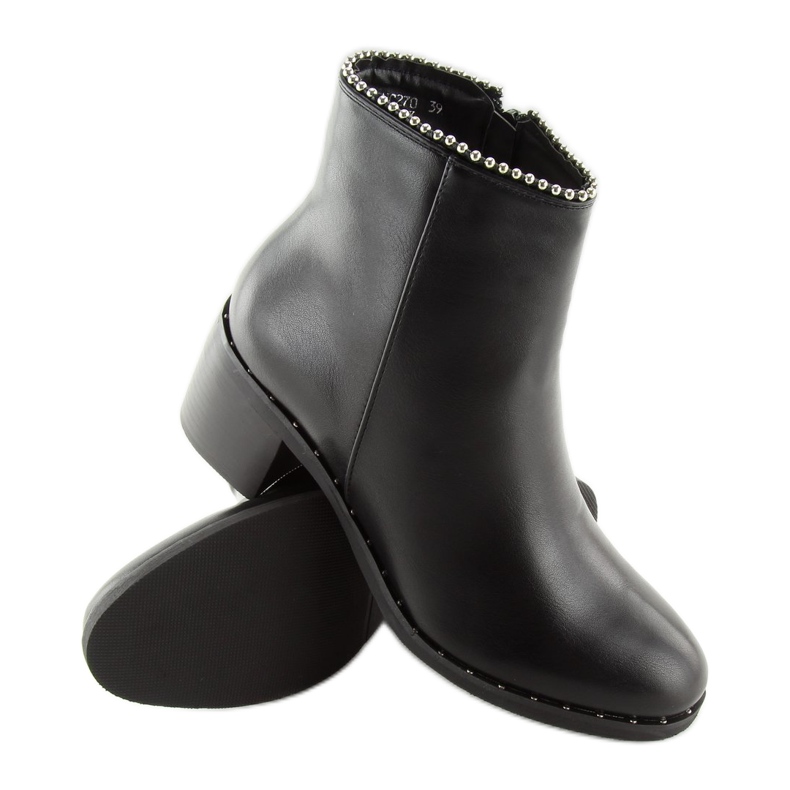 Černé dámské kozačky NC270 Black černý 1