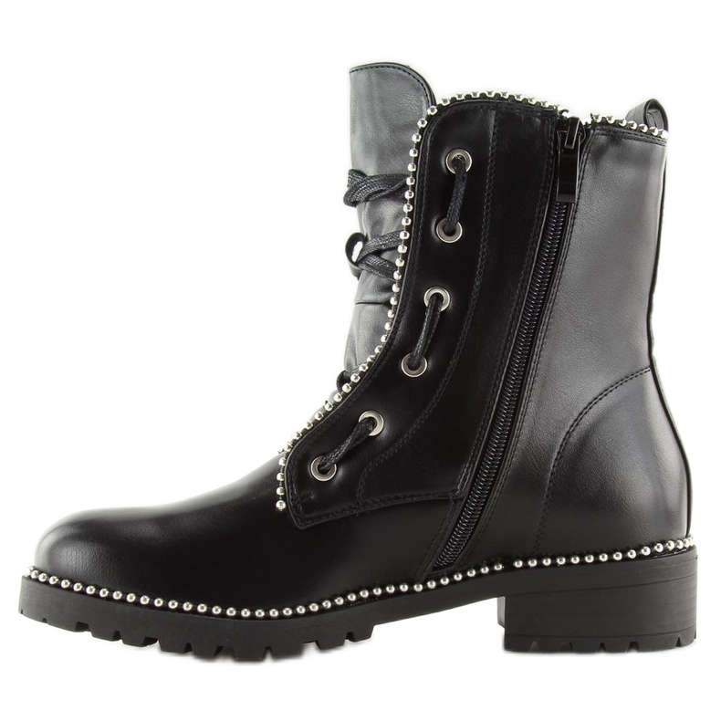 Černé boty pro ženy černé dělnice NC251 Black černý 2