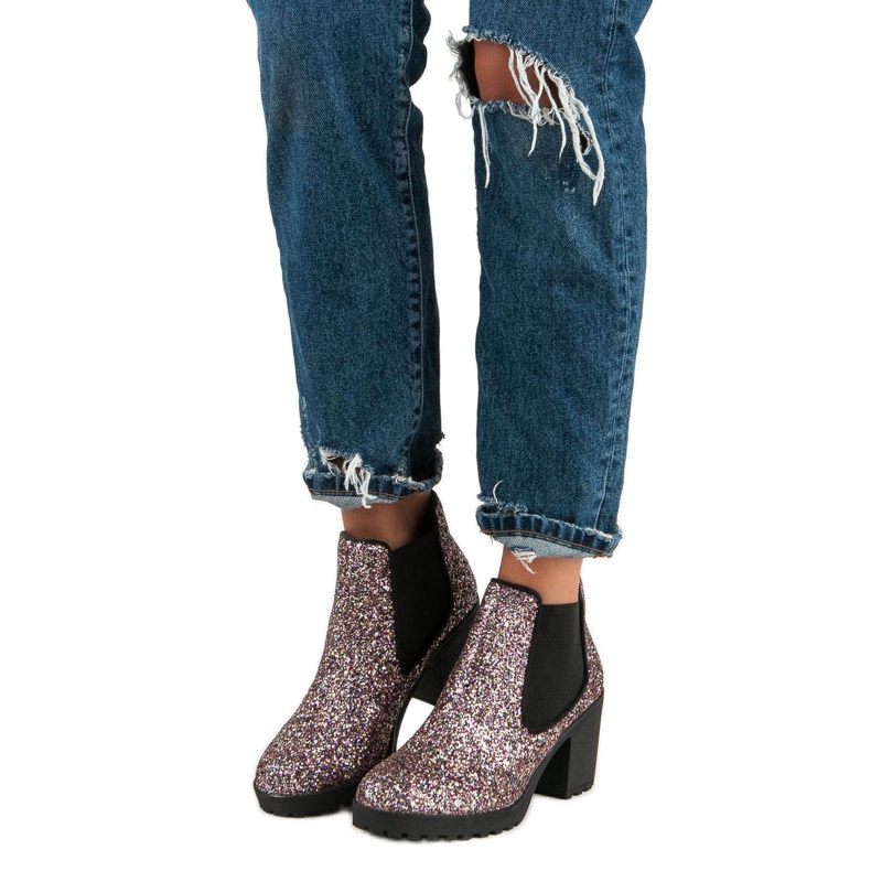 Corina Módní boty Jodhpur fialový 2