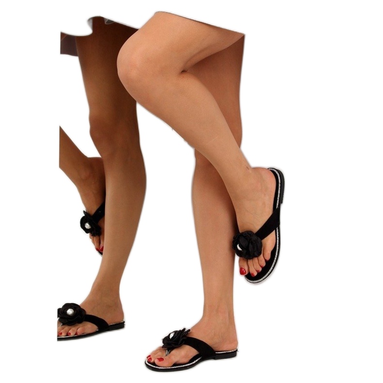 Černé CK31P Černé žabky černá 2