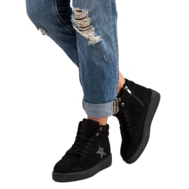 Mckeylor Semišové tenisky Creepers černý 2