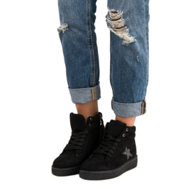 Mckeylor Semišové tenisky Creepers černý 1