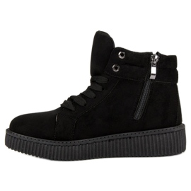 Mckeylor Semišové tenisky Creepers černá 4