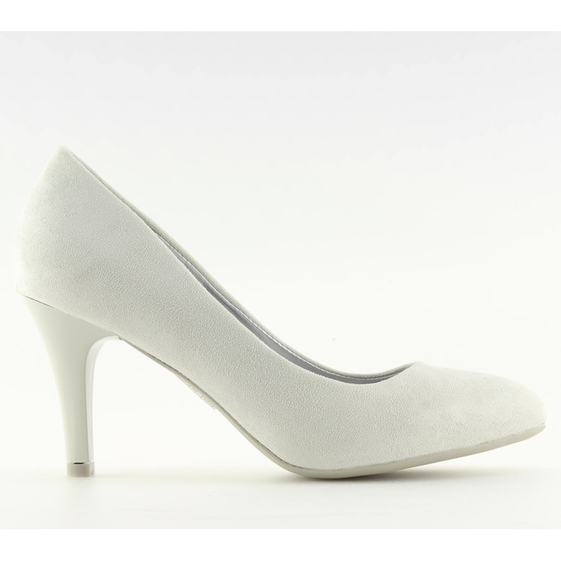 Lodičky s mandlovou špičkou šedé B-41 Gray šedá 2