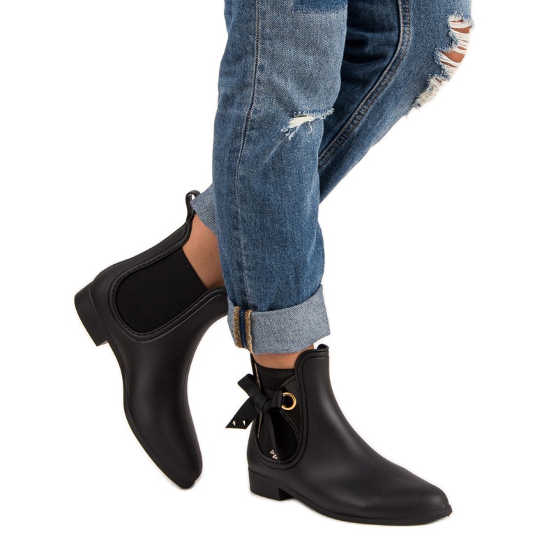 Vices Černé holínky, svěráky černá 2 Vices Černé holínky, svěráky černá 2