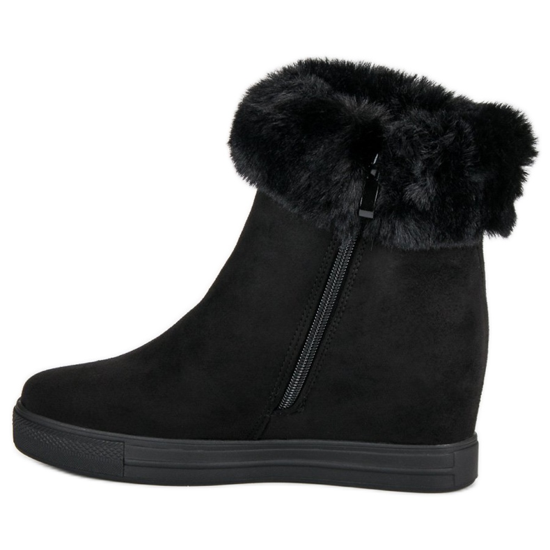 Seastar Černé klínové boty černá 1