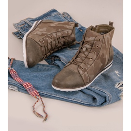 Vinceza Tenisky nad kotník Moro zelená 1