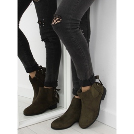 Zelené Chelsea boty pro ženy 3740 Olive zelený 2