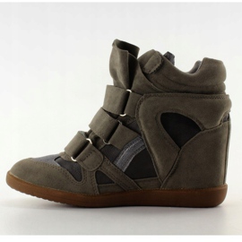 Semišové tenisky 6040 D. Šedá 1