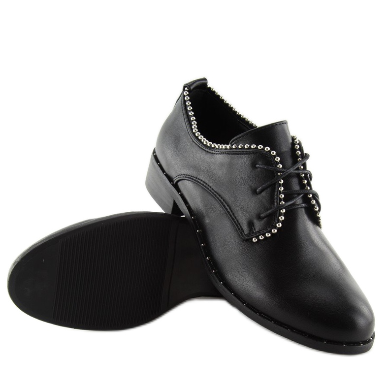 Dámské černé šněrovací boty NC190 Black černý 1