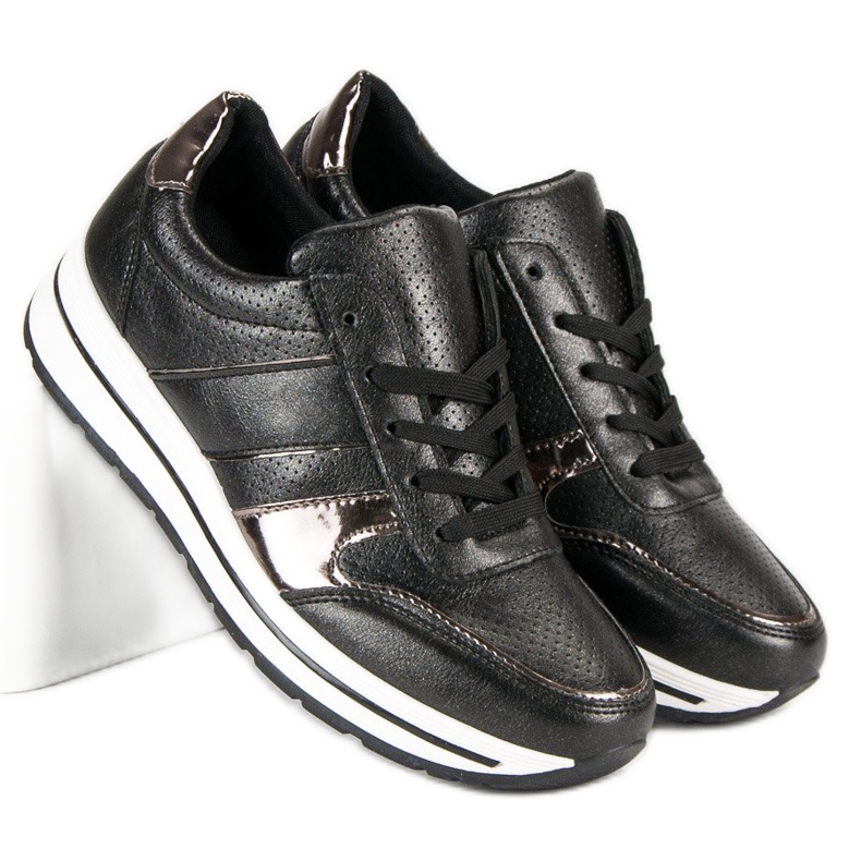 Černé tenisky černý 2